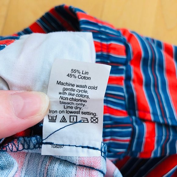 J. Crew Blue and Red Stripe Shorts - Picture 5 of 5